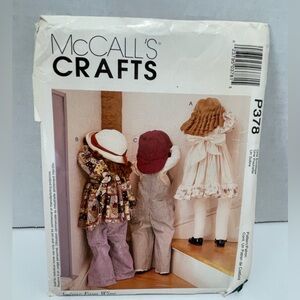 McCall's Crafts 36” Doll Clothing Pattern
